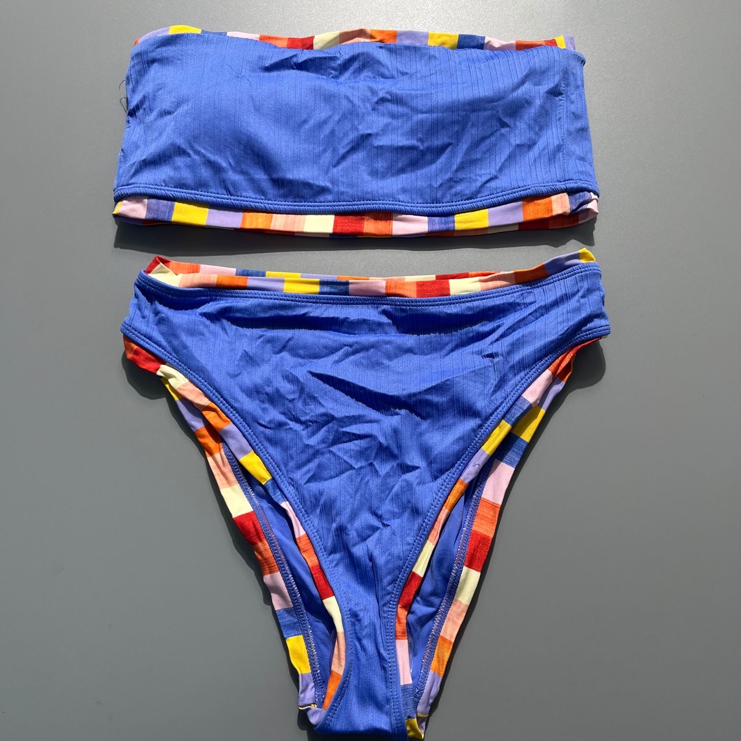 新款欧美性感女士分体跨境印花系带比基尼女士泳衣 36号箱