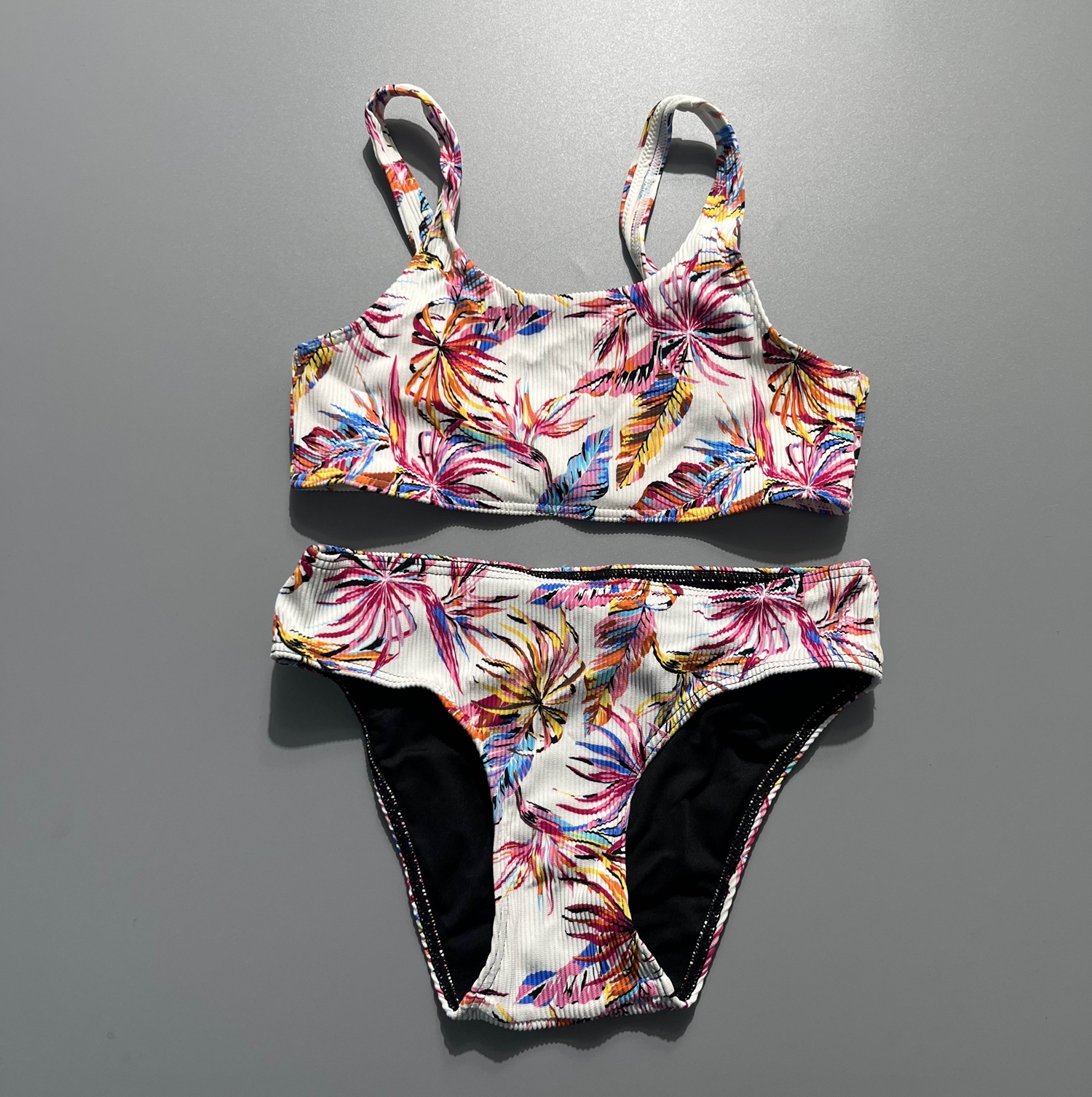 新款欧美性感女士分体跨境印花系带比基尼女士泳衣 36号箱