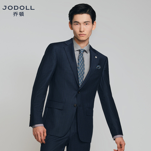 乔顿商务正装西装羊毛桑蚕丝外套修身25年秋季高端结婚新郎西服男