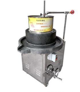 电动石磨机肠粉打米浆机大型豆浆豆腐脑机全自动商用花生芝麻酱机