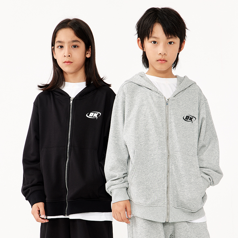 DK童装日系简约春秋开衫卫衣外套