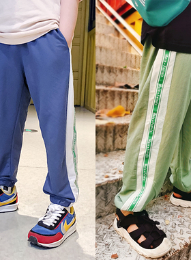 DK童装夏季男童防蚊裤冰丝中大童儿童运动裤男孩休闲裤长裤子薄款