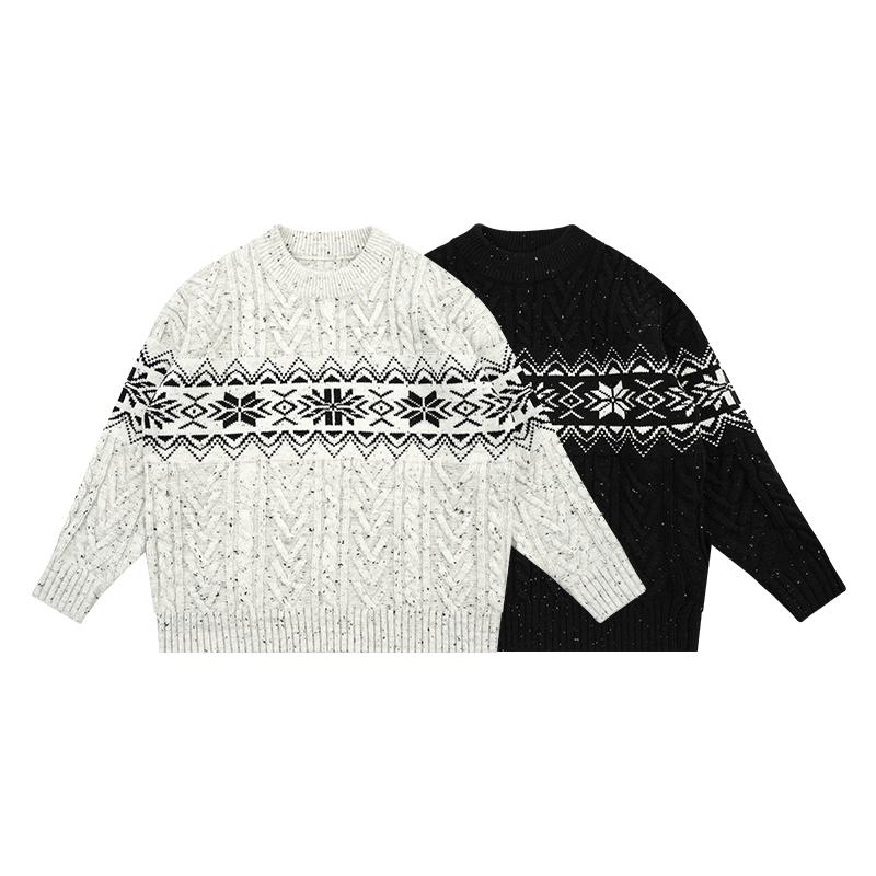 DK童装学院风男女童定织加厚毛衣