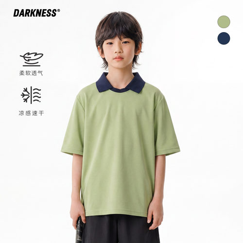 DK童装夏季儿童童凉感速干POLO衫
