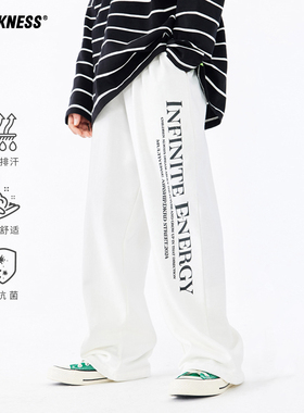 DK童装春季新款女男童宽松运动裤中大童儿童阔腿休闲街舞长裤子潮