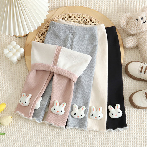 百搭弹力新款洋气长裤女童裤子