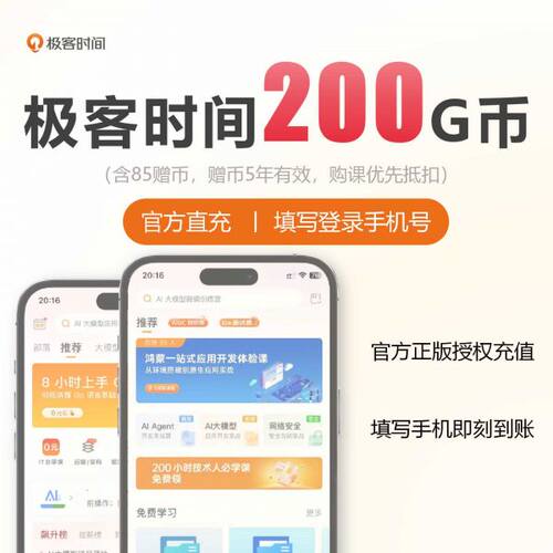 极客时间 程序员AI学习平台 大咖专栏 体系课程 实战项目