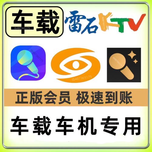 雷石ktv会员车载车机理想蔚来雷石ktv腾势小米雷石k歌车载机会员