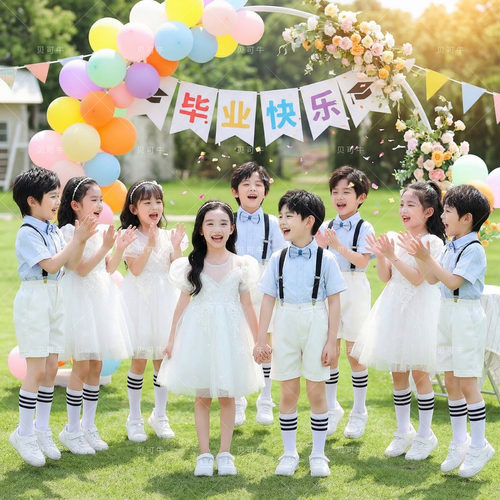 六一儿童演出服幼儿园毕业照服装