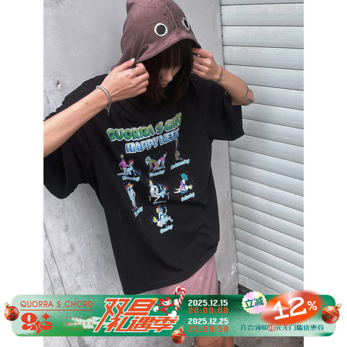 印花卡通可爱新款夏季趣味