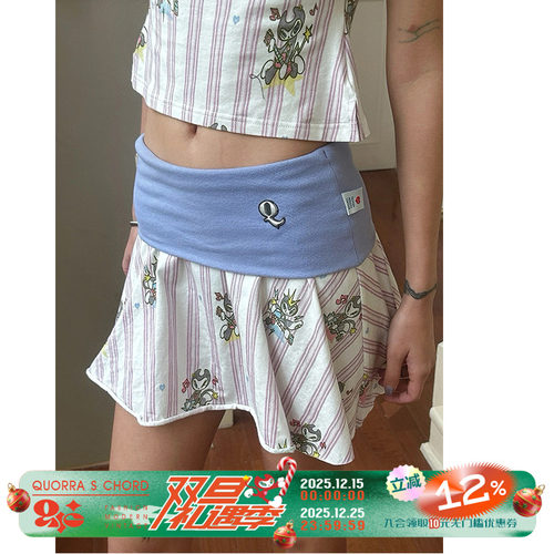 爱搞乐队的小猫半身裙弹力QSC