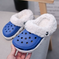 Зимние детские флисовые удерживающие тепло тапочки для мальчиков, подходят для подростков