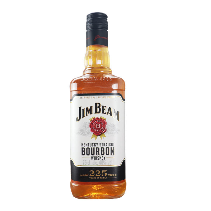 白占边波本威士忌JimBeam750ml
