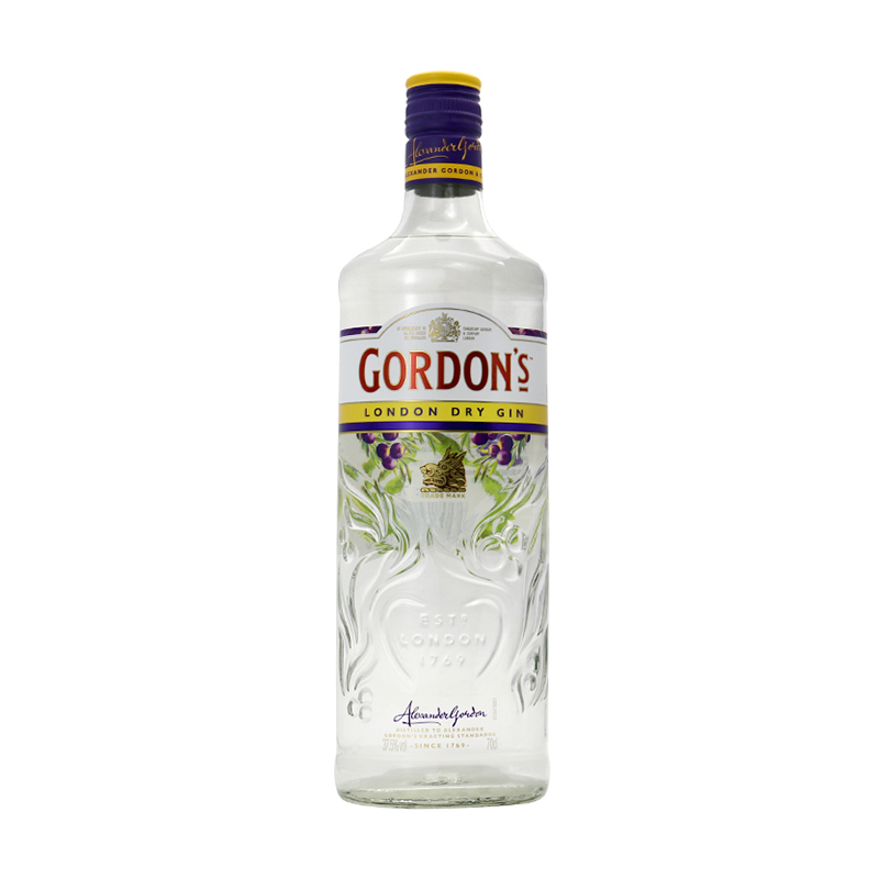 哥顿金酒新版Gordon's歌顿干味伦敦杜松子酒洋酒调酒鸡尾酒基酒