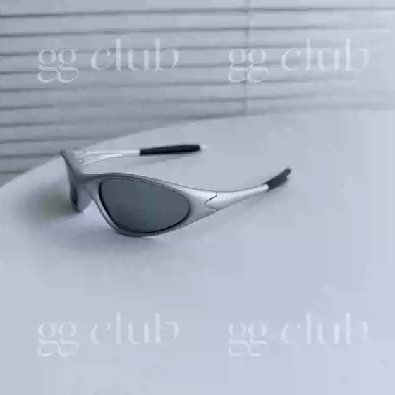 Retro Heavy-Duty Punk One-Piece Sunglasses Tr90 Material Cycling Anti-Uv Sunglasses for Men and Women