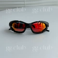 02/Black Frame Iridescent Lens