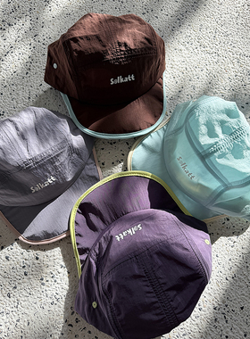 solkatt 复古抽绳棒球帽夏季薄款透气速干防晒遮阳登山帽子鸭舌帽