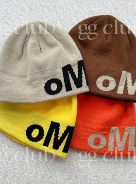 oma小众 cleanfit穿搭毛线帽 冷帽 多色 男女同款街头款 vibe单品