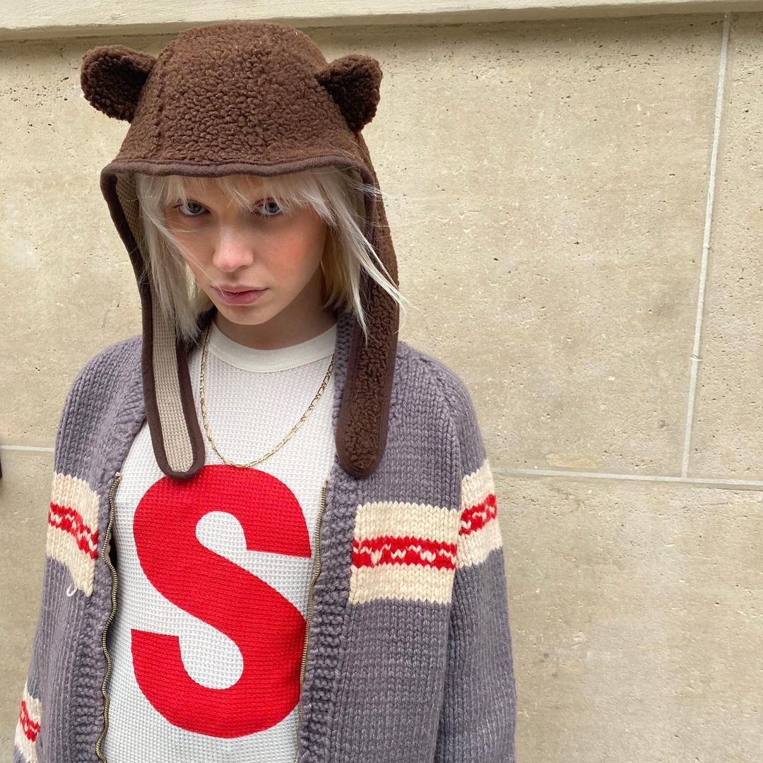 可爱创意小熊帽搭配欧美男女秋冬