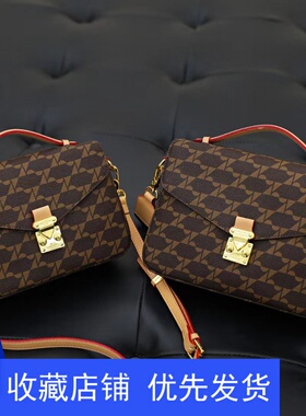 ZV路易希奴尔品牌高品质时尚百搭邮差包大小号手提单肩斜挎包老花