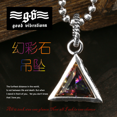 幻彩纯银日韩风项链吊坠镶嵌宝石