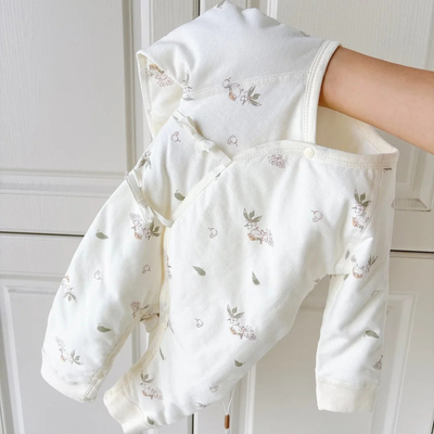 婴幼儿衣服夹棉40g棉服秋冬宝宝衣服保暖新生儿连体衣安阳婴童装