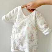 60克加厚衣新生婴儿冬衣服连体衣宝宝和尚服纯棉新生儿婴幼儿出生