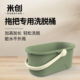 米创长方形洗拖把桶家用宽口塑料胶棉拖把清洗手提平板拖布拖地桶
