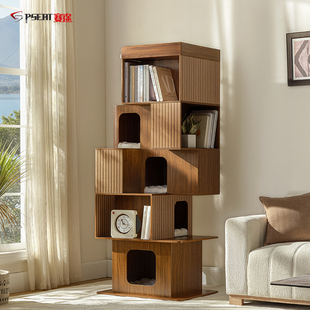 赛途人宠共用家具猫爬架家用多层置物架陈列架收纳架猫窝书架