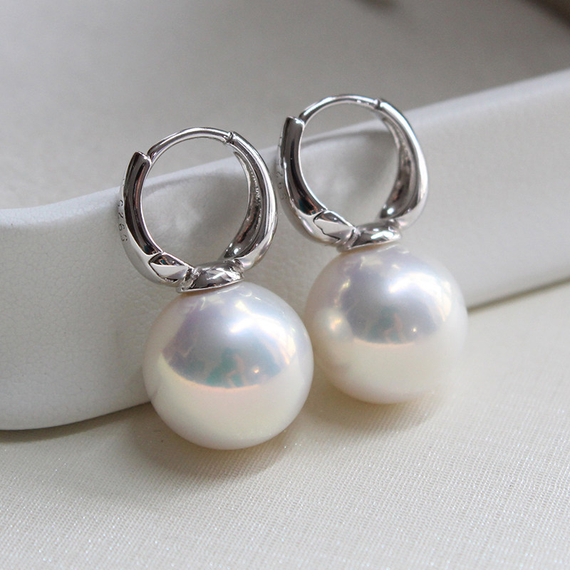 正圆天然淡水珍珠耳环爱迪生大珠耳饰正品高亮平替澳白大灯泡,珠宝/钻石/翡翠,耳饰,淘宝优惠券,粉丝福利购,淘宝优惠卷