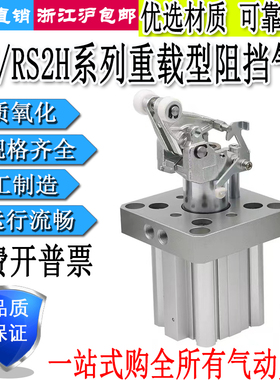 流水线阻挡器气缸RS2H50/63/80-30BM-D-40DL-BL-DM-TL-TM止动限位
