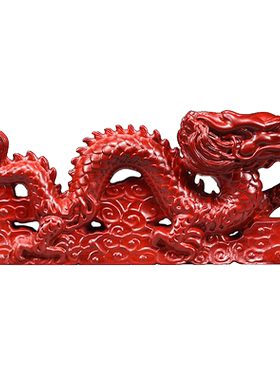 祝福客厅吉祥物实木雕刻补角风水