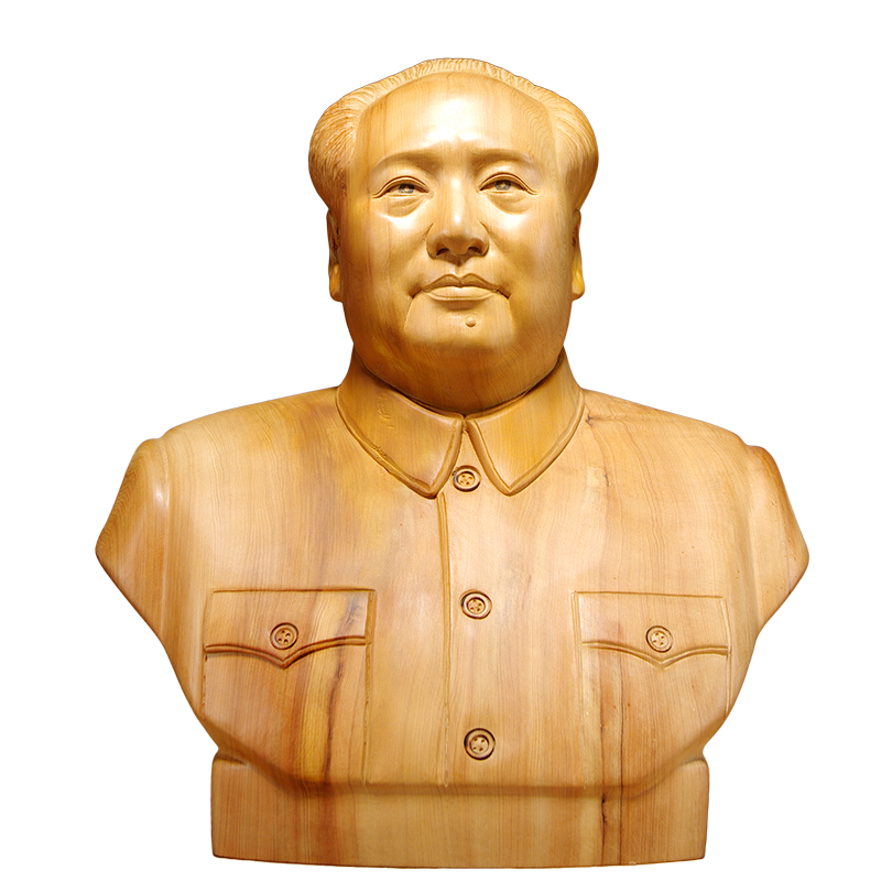 半身像家居客厅领导商务礼品崖柏