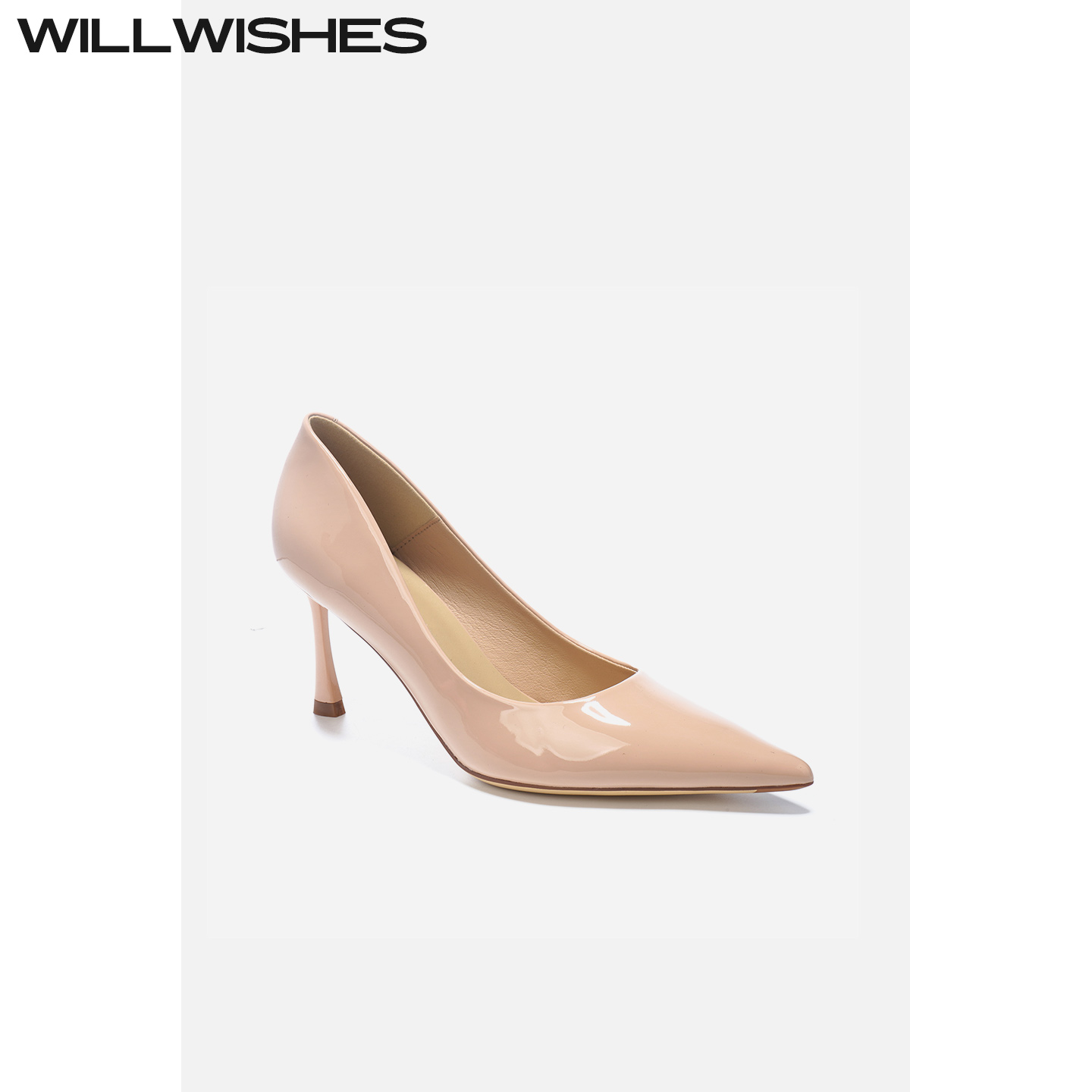 WILLWISHES尖头浅口高跟单鞋女