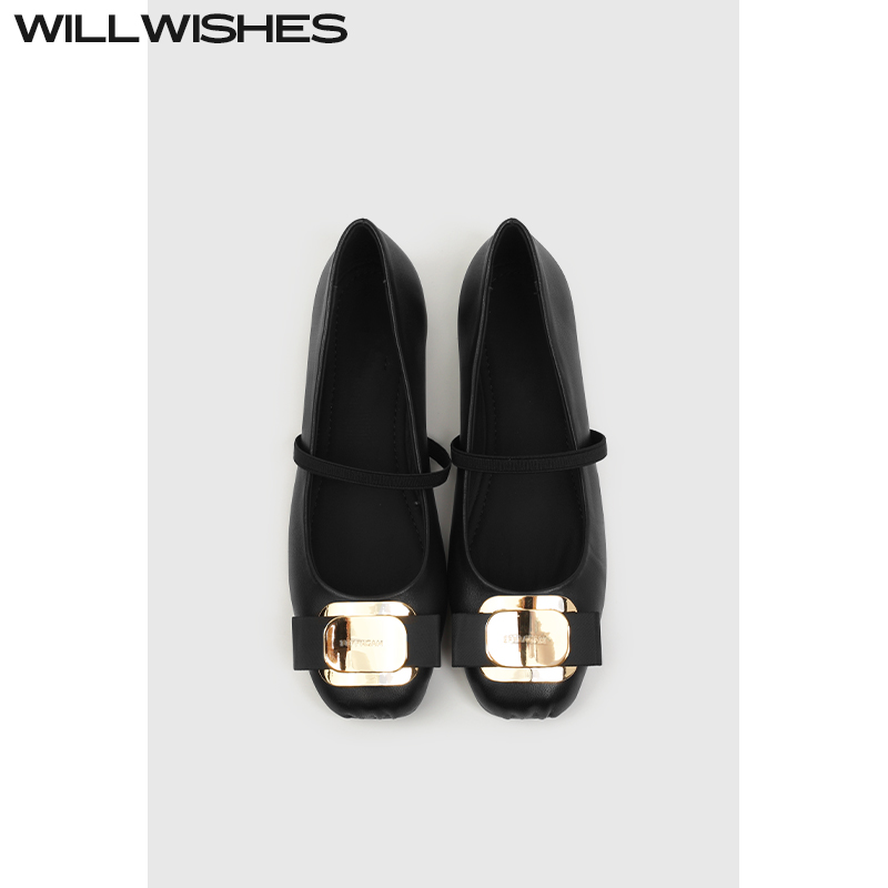 WILLWISHES时尚平底芭蕾舞鞋女