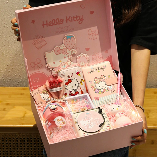 Hello Kitty, детская подарочная коробка, подарок на день рождения
