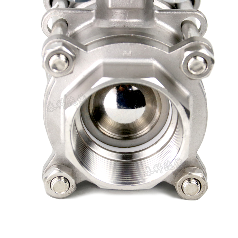 电动球阀Q911F-16P电动不锈钢三片式丝扣口球阀DN25 32 40 50 65