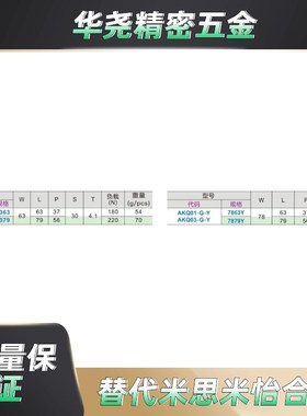 怡合达原装 AKQ01/AKQ03-G-Y-6363/6379/7863Y/7879Y