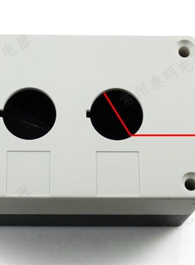 NP4 NP2 XB2 LA38 7 9  2孔位急停开关控制按钮盒XAL-B02白色22mm