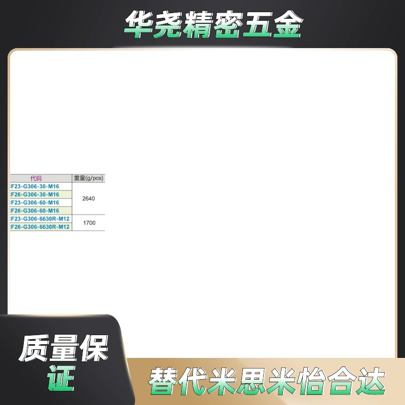 怡合达原装30系列脚轮脚杯连接板ACF23-G306-30/60/6630R-M16/M12