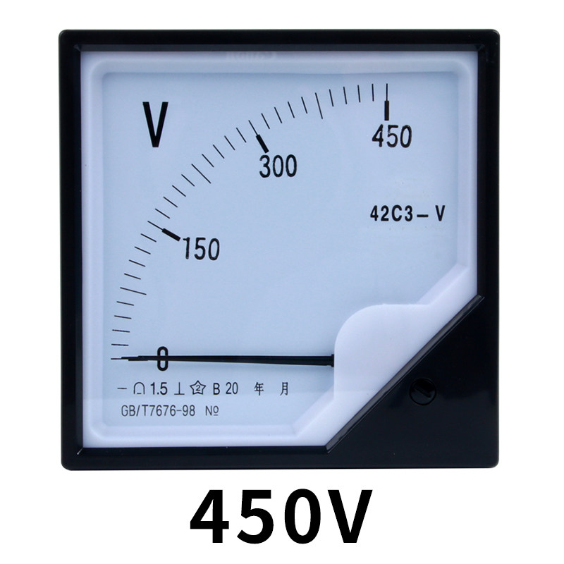 直流电压表指针式电流表仪表42C3-V A直流数字电量表电压表头