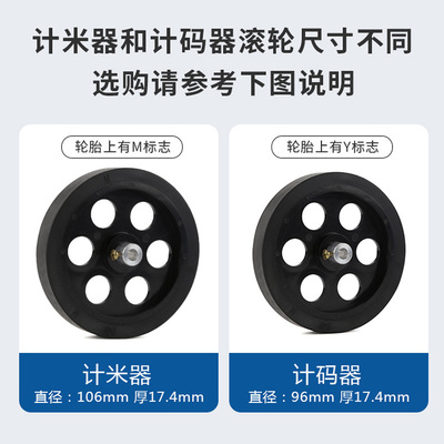 Z94/Z96-F计米器滚轮式计米器高精度机械式计数器编码器计米轮