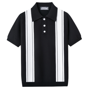 sweater 条纹POLO针织衫 T恤 欧美男士 knitted shirt Men Polo