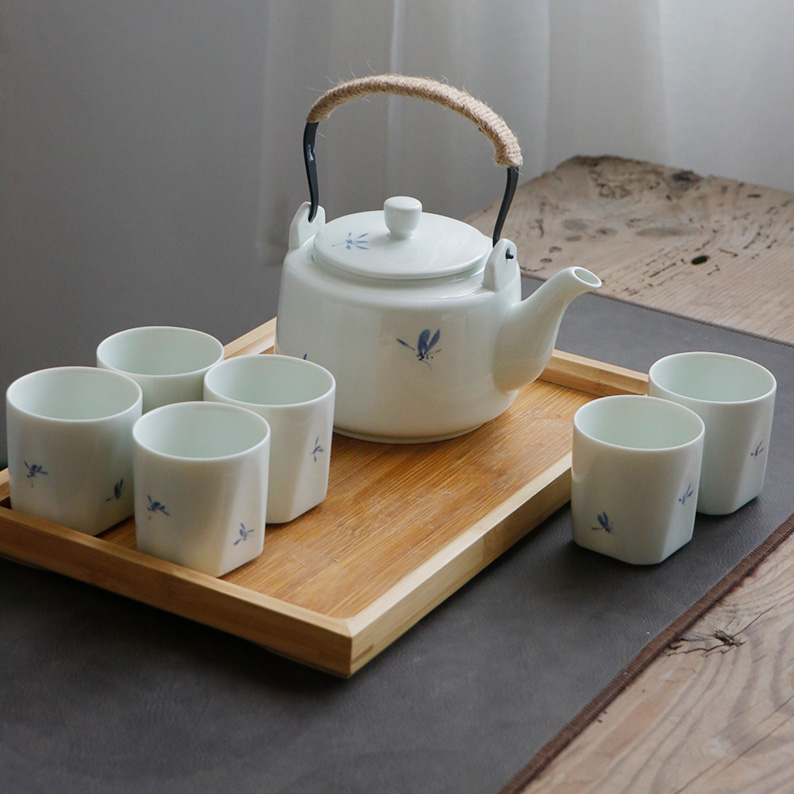 小清新茶具套装景德镇陶瓷