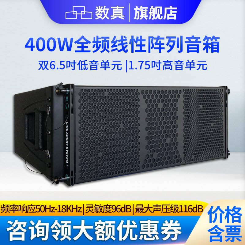 数真双6.5/8/10英寸单双全频线阵会议音响专业舞台演出酒吧户外广场舞音箱婚庆演出会议工程喇叭SZ-ET6