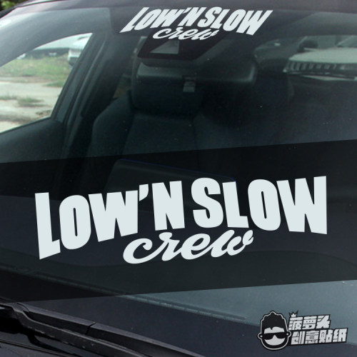 LOW'NSLOW前档装饰贴风挡玻璃贴