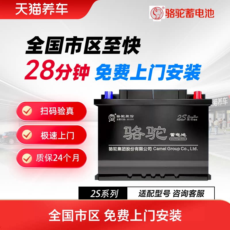 汽车骆驼蓄电池6QW4512V45AH图片