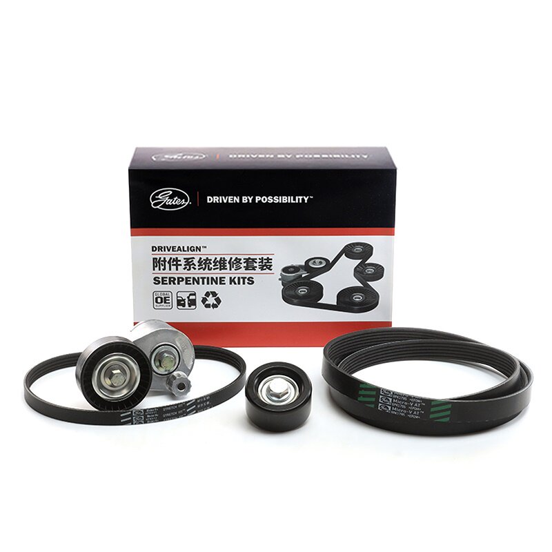 盖茨附件套装适配别克凯越1.5 2013款发电机皮带