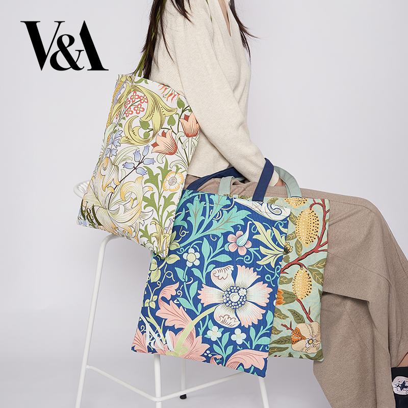 【10月新品】VA博物馆工艺美术系列帆布包袋手提单肩包通勤大容量