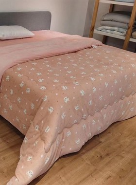 日式法兰绒吸湿发热暖感被子冬被床上用品外贸盖毯学生保暖可机洗